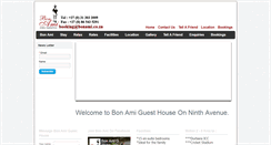 Desktop Screenshot of bonami.co.za